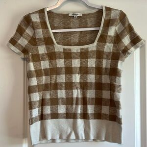 Madewell Sweater Square Neck Shirt